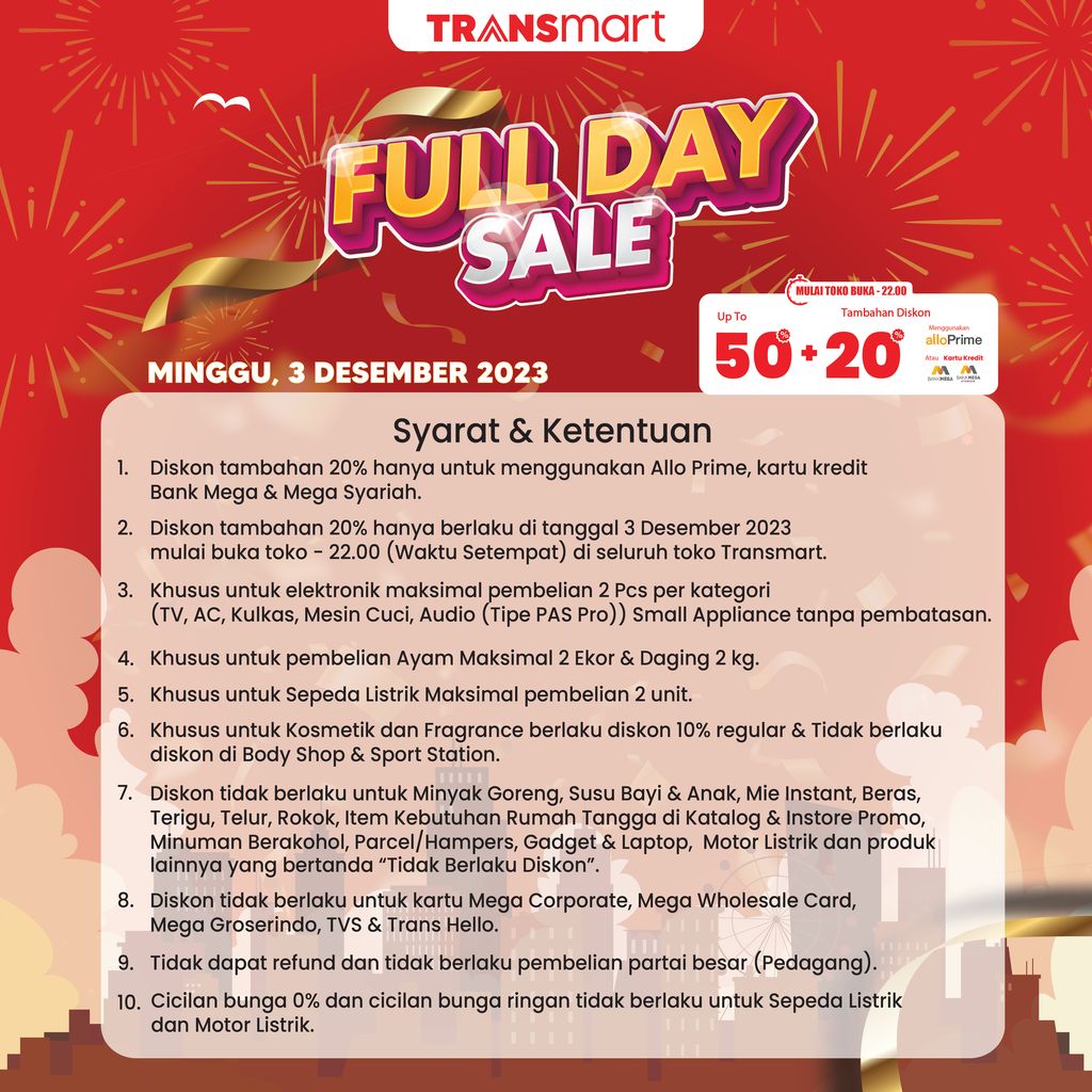 Transmart Full Day Sale
