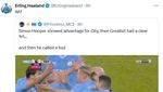 Jarang Terjadi, Haaland Mencak-mencak ke Wasit