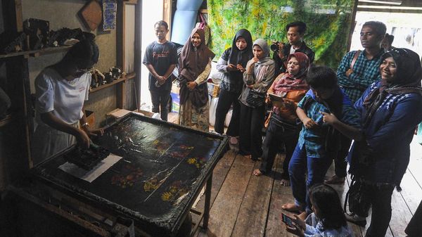 Serunya Rekreasi Sambil Belajar di Wisata Kerajinan Batik Jambi