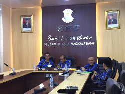 Pemkot Pangkalpinang Rakor dengan Kemendagri, Bahas Pengendalian Inflasi