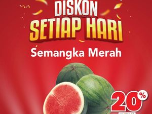 Beli Semangka di Transmart Aja Diskon 20% Lho!