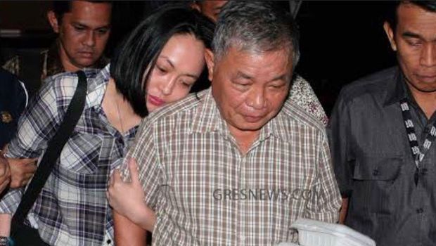 Angelina Sondakh dan sang ayah
