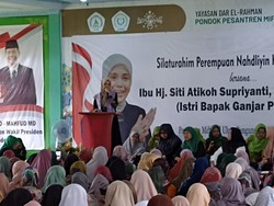 Istri Ganjar ke Muslimat NU: Kemungkinan Kita Diintimidasi, Jangan Goyah!