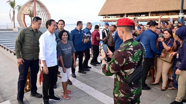 Jokowi di Kota Kupang