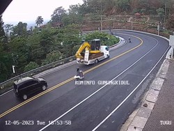 Lalin Jogja-Wonosari Lancar Sore Ini, Ekstra Hati-hati Jalan Basah-Licin!