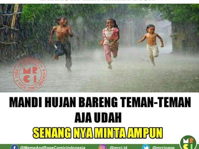 Meme Nikmatnya Hujan, Sambil Makan Mie Enak, Nih!