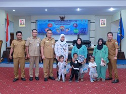 Pemerintah Kota Pangkalpinang Bagikan Bantuan Makanan untuk Anak Stunting