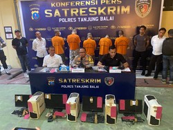 Warnet di Tanjungbalai Jadi Lapak Judi Slot, 5 Orang Ditangkap