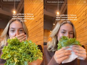 Pesan Burger Sayur, Wanita Ini Kaget Dapat Porsi Mirip Makanan Kelinci! Pesan Burger Sayur, Wanita Ini Kaget Dapat Porsi Mirip Makanan Kelinci!