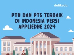 Infografis: 10 PTN-PTS Terbaik Indonesia Versi The AppliedHE 2024