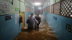 RS di India Kebanjiran Imbas Badai Tropis Michaung