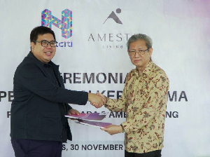Amesta Living & Netciti Teken MoU Sediakan Internet Unlimited