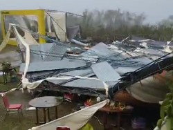 Tenda Festival Desa di Kota Batu Ambruk Diterpa Hujan Deras Angin Kencang