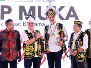 Ganjar Pranowo Diangkat Jadi Warga Kehormatan Adat Dayak Kenyah