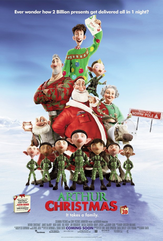 Film animasi Natal terbaik, Arthur Christmas (2011)/ Foto: Sony Pictures