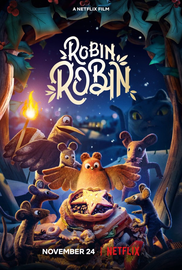 Film animasi Natal terbaik, Robin Robin (2021)/ Foto: Netflix