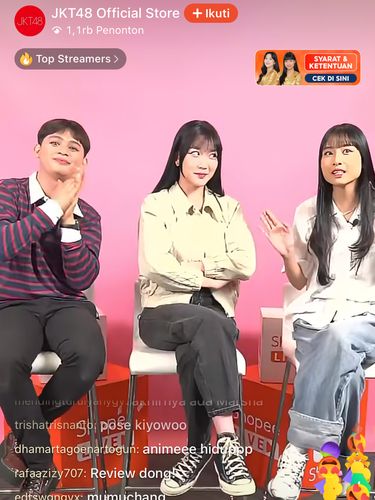Pecah! Marsha dan Muthe JKT48 Sukses Ramaikan Sesi Live Streaming di Shopee Live