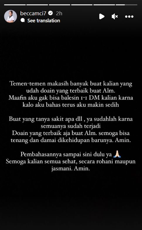 Penyebab Dava MCI meninggal dunia