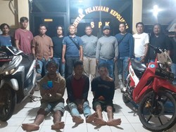 Rampas Rp 40 Juta-HP IRT di Bangka, Komplotan Jambret Diringkus Polisi