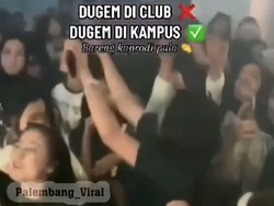 Viral Mahasiswa Dugem di Kampus Bareng DJ, Poltekpar Palembang Buka Suara