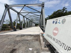 Kejar Nataru, Jembatan Glagah Kulon Progo Ditarget Kelar 15 Desember