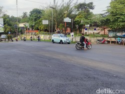 Lalin Jalan Wonosari Sore Ini: Hati-hati Saat Lewati Turunan Slumprit