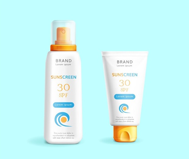 Potret ilustrasi sunscreen