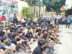 31 Remaja Geng Motor di Medan Diamankan Diduga Mabuk Tuak