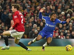 Sengit, MU Vs Chelsea 1-1 di Babak Pertama