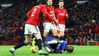 TNT Sports melansir, Raheem Sterling sudah 25 kali hadapi Manchester United sepanjang kariernya berseragam Liverpool, Man City, dan Chelsea (Reuters)