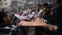 2 Bulan Dibombardir Israel, Korban Tewas di Gaza Tembus 17 Ribu Orang