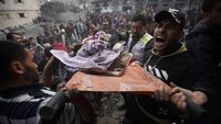 2 Bulan Dibombardir Israel, Korban Tewas di Gaza Tembus 17 Ribu Orang