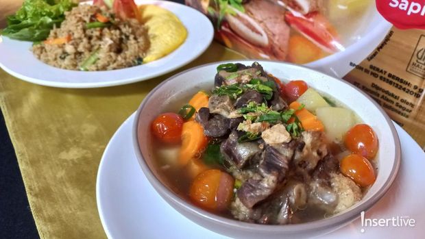 Contoh makanan menggunakan Bumbu Kaldu Sedaap