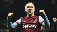 Jarrod Bowen - West Ham = 15 gol tanpa penalti. Foto: REUTERS/TONY OBRIEN
