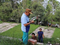 Duh! Botol Miras Berserakan di Area Kantor Pemda KBB