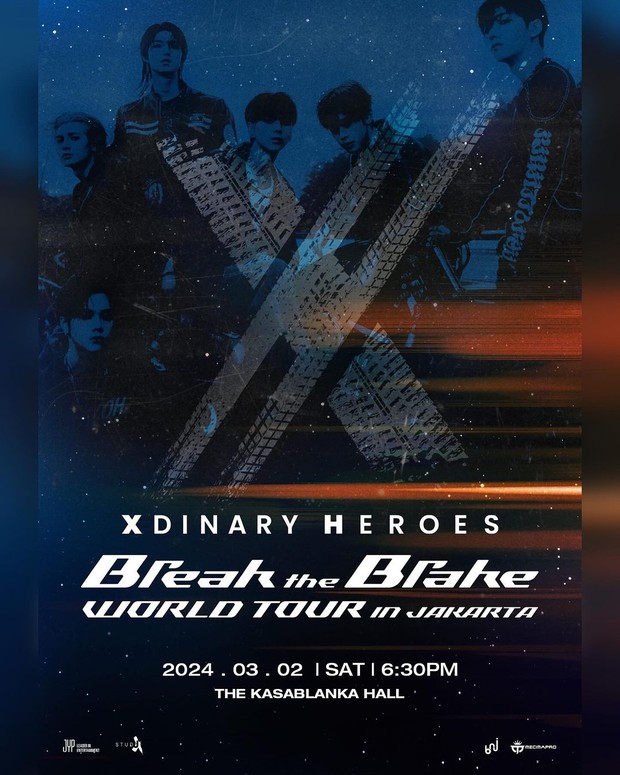 Potret poster konser Xdinary Heroes di Jakarta
