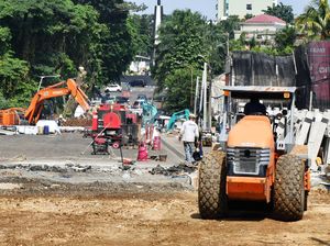 Melihat Progres Pembangunan Jembatan Otista Bogor
