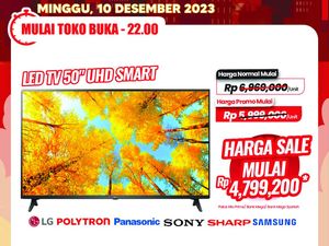UHD Smart TV 50 & 65 Inch di Transmart Full Day Banting Harga! Cek di Sini