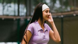 7 Potret Anya Geraldine Main Tenis Bareng Luna Maya, Body Goals Bikin Salfok