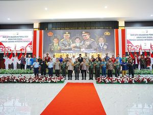 Kapolri-Panglima TNI Deklarasi Pemilu Damai Bersama Elemen Masyarakat Maluku