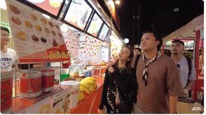 Keseruan Mahalini saat Wisata Kuliner di Thailand bareng Rizky Febian
