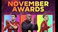 Man United sukses menyabet tiga penghargaan Premier League di bulan November. Foto: dok. Internet/X (Twitter)