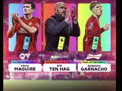 Man United sukses menyabet tiga penghargaan Premier League di bulan November. Foto: dok. Internet/X (Twitter)