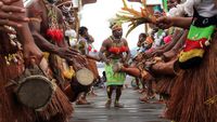 Potret Tarian Binga-binga dari Tanah Papua