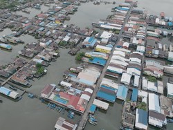 Melihat Kota Terapung di Natuna, 80% Rumah Warga Ada di Laut