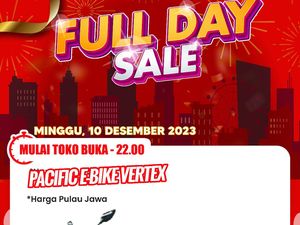 Murah! Sepeda Listrik di Transmart Full Day Sale Diskon Rp 2,1 Juta
