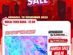 Senangnya Pelanggan Beli TV di Transmart Full Day Sale, Dapat Diskon Rp 3 Jutaan