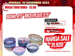 Piring-Mangkok Cantik Rp 31 Ribuan di Transmart Full Day Sale