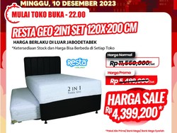 Tempat Tidur 2 in 1 Diskon hingga Rp 7 Juta! Cuma di Transmart Full Day Sale