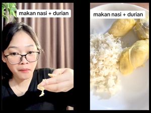 Wanita Ini Sarapan Nasi Pakai Durian, Netizen Sebut Sakit Jiwa Wanita Ini Sarapan Nasi Pakai Durian, Netizen Sebut Sakit Jiwa